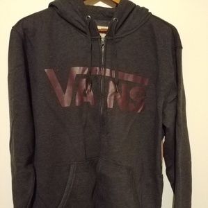 ⛓Charcoal Vans ZipUp Hoodie⛓